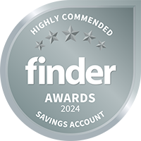 Finder Award 2024 Highly Commended Savings Account